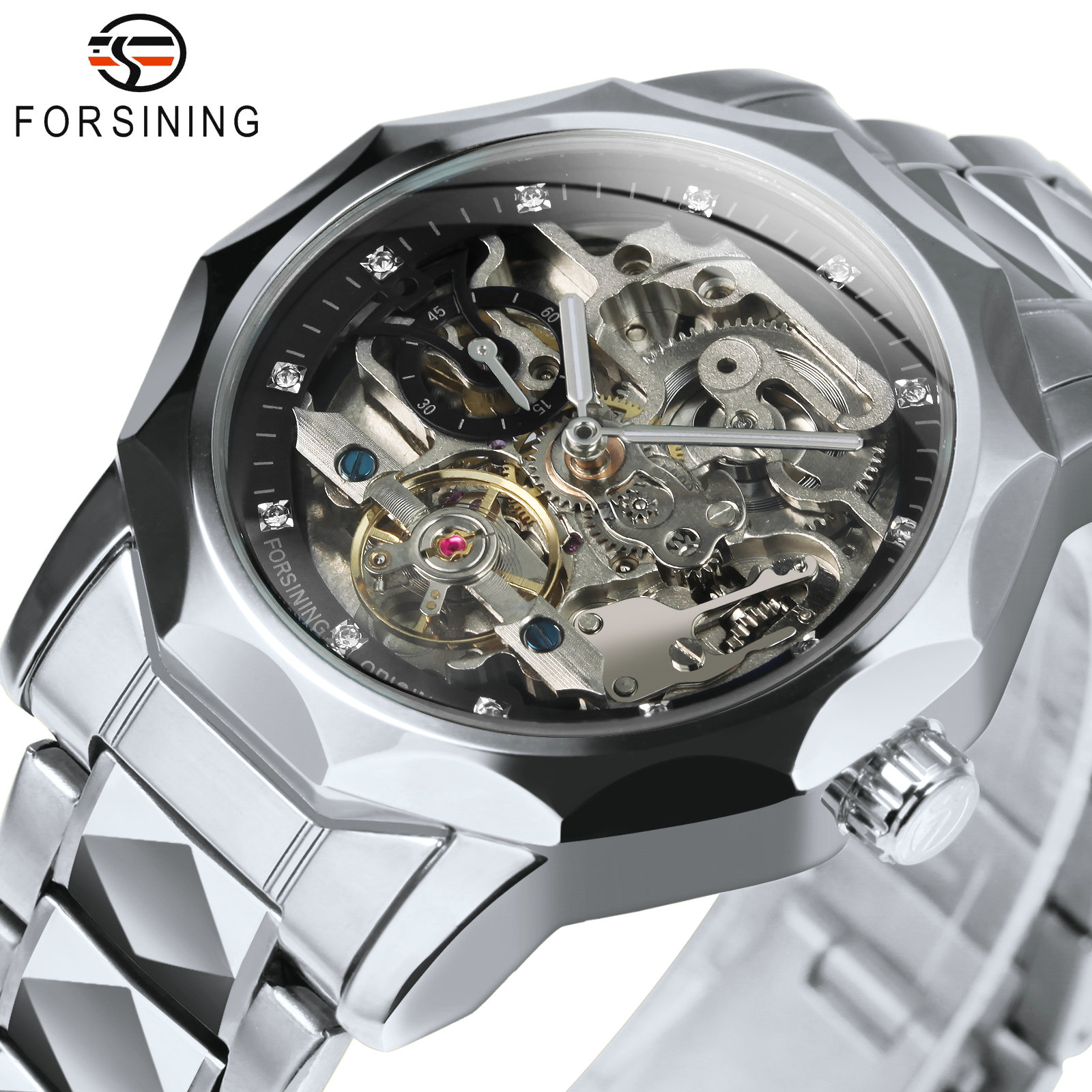 Tourbillon Movement Watch - Forsining Fashion Tourbillon Mens Watches Top