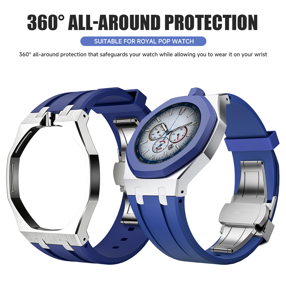 Luxury Metal / Silicone Conver - Luxury Watch Ap 评论和价格