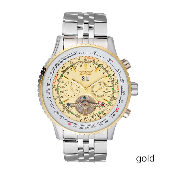 JARAGAR Mens Watches Luxury St - Tourbillon Movement Watch 评论和价格