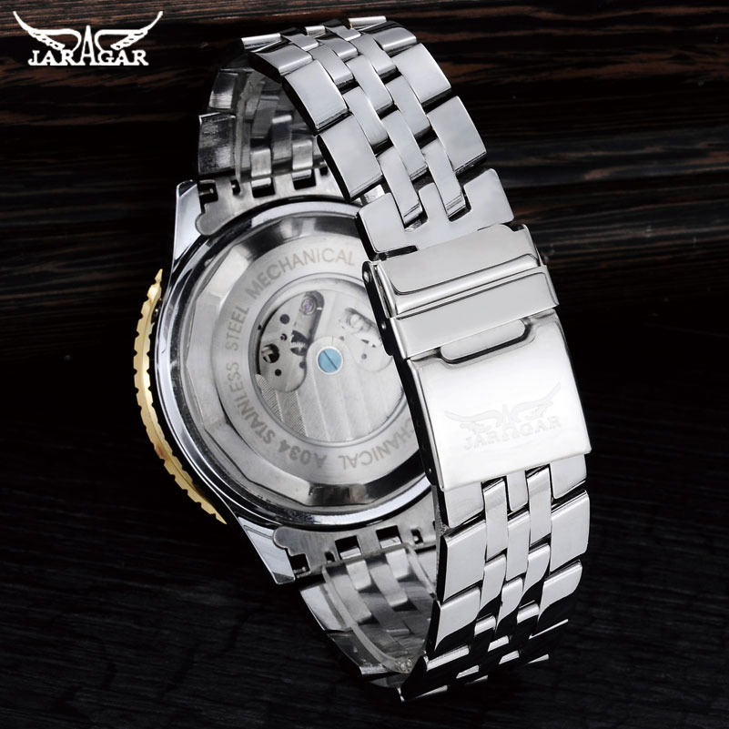 JARAGAR Mens Watches Luxury St - Tourbillon Movement Watch 评论和价格