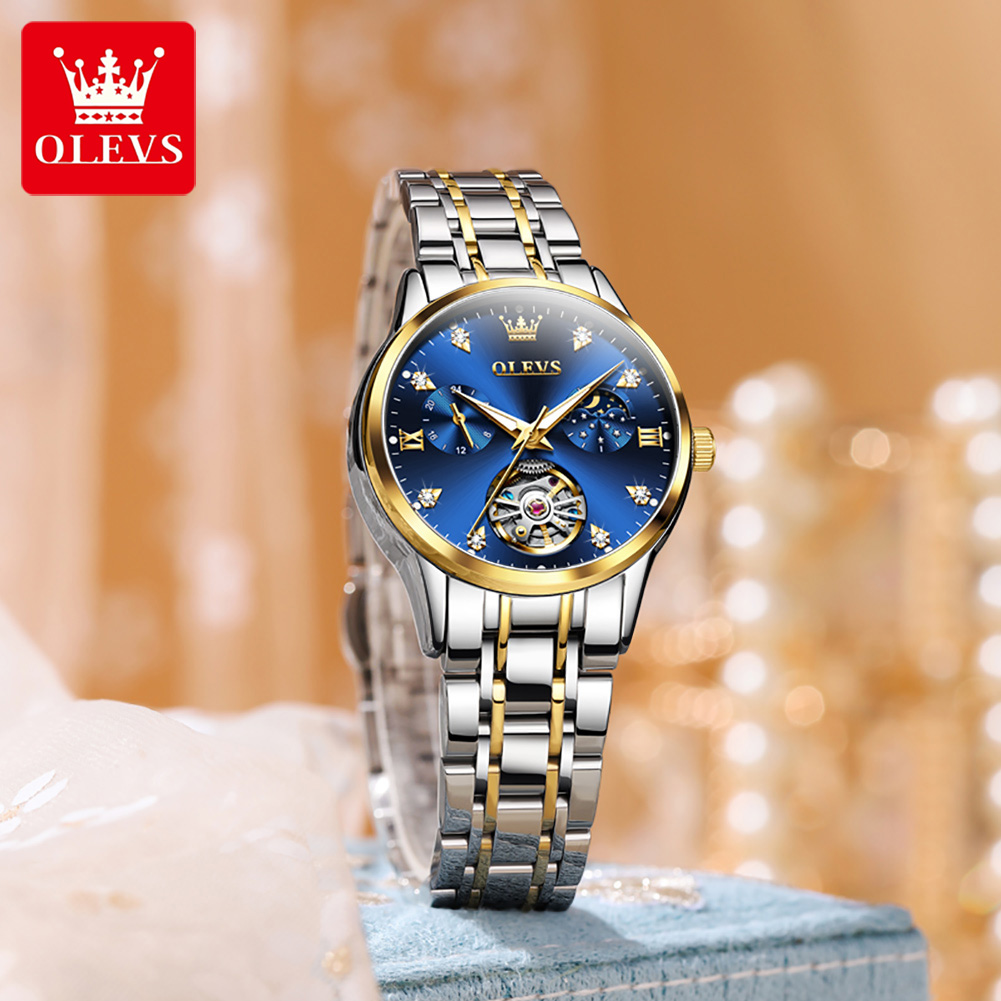 OLEVS Women's Watches Luxury T - Tourbillon Movement Watch 评论和价格