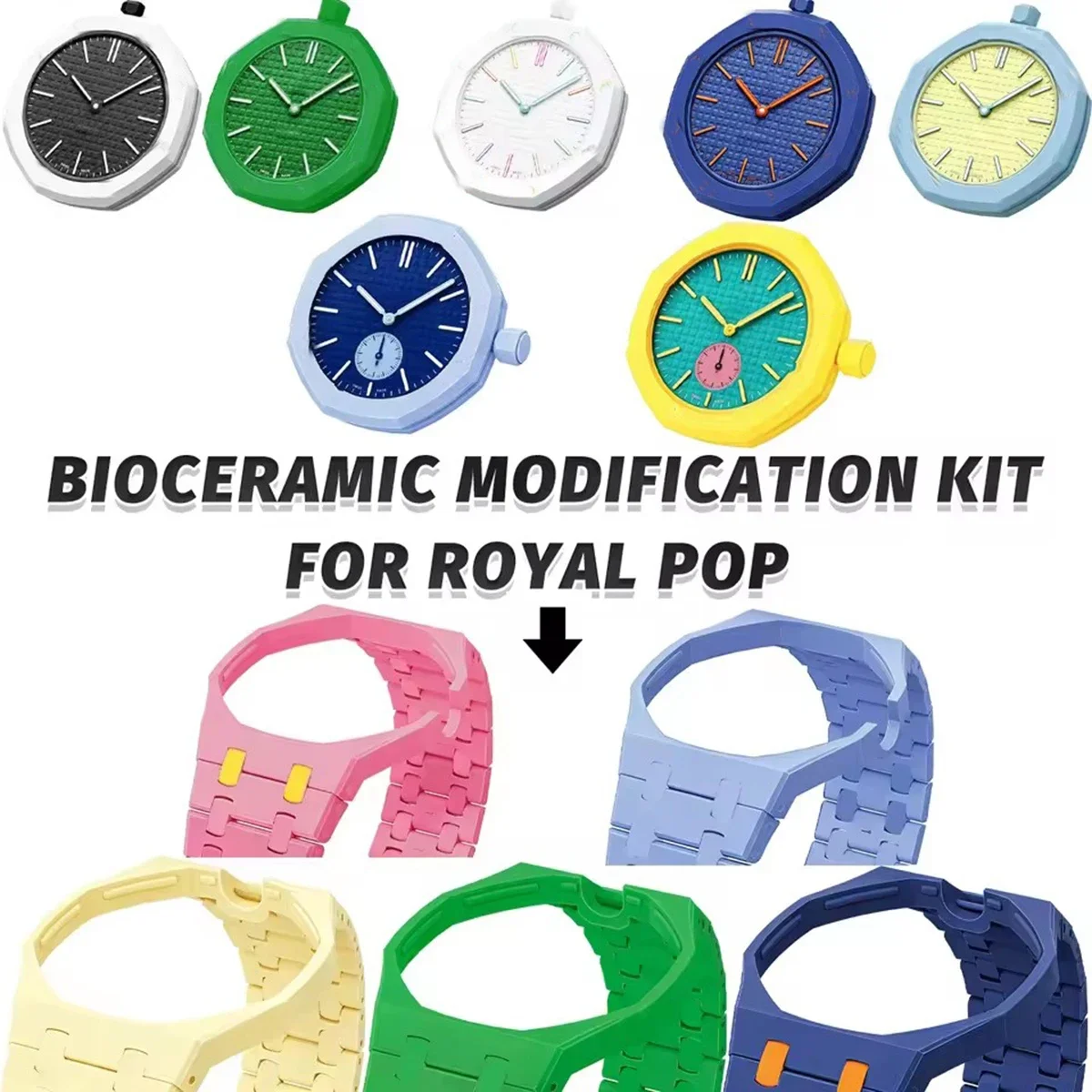 Bioceramic Case+Strap For Swat - Luxury Watch Ap 评论和价格