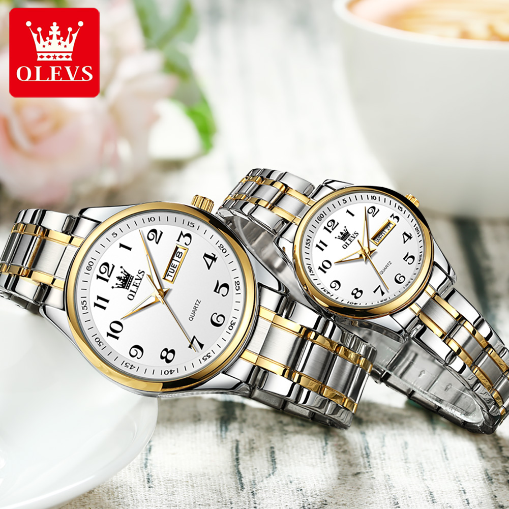 OLEVS New Fashion Couple Watch - Luxury Watch Uk 评论和价格