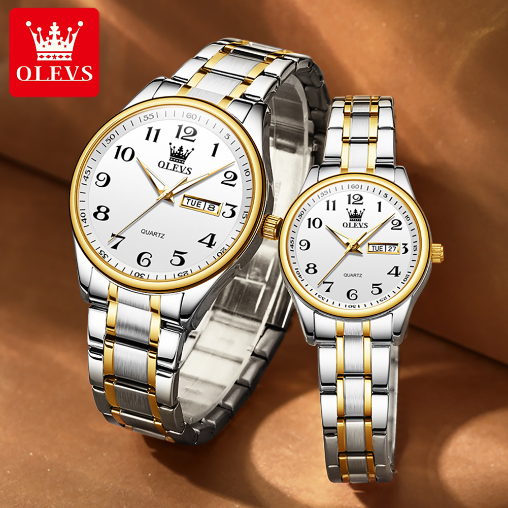 OLEVS New Fashion Couple Watch - Luxury Watch Uk 评论和价格