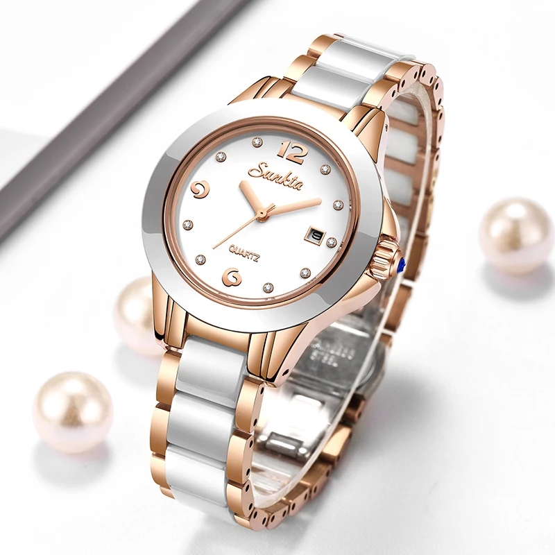 Sunkta Fashion Casual Quartz W - Luxury Watches 评论和价格