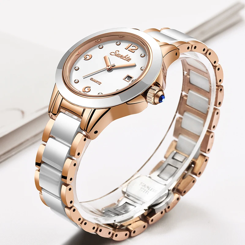 Sunkta Fashion Casual Quartz W - Luxury Watches 评论和价格