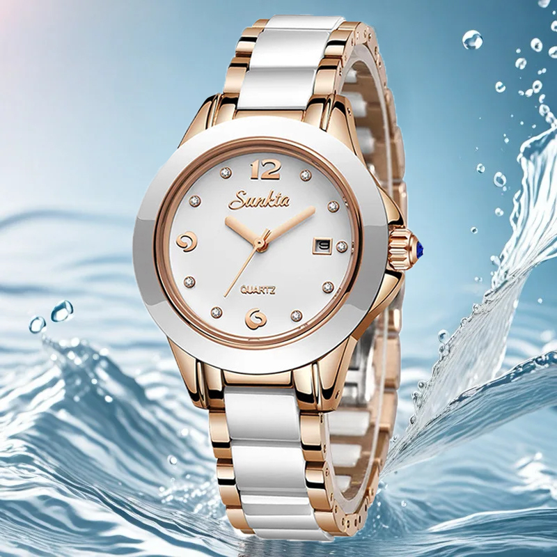 Sunkta Fashion Casual Quartz W - Luxury Watches 评论和价格