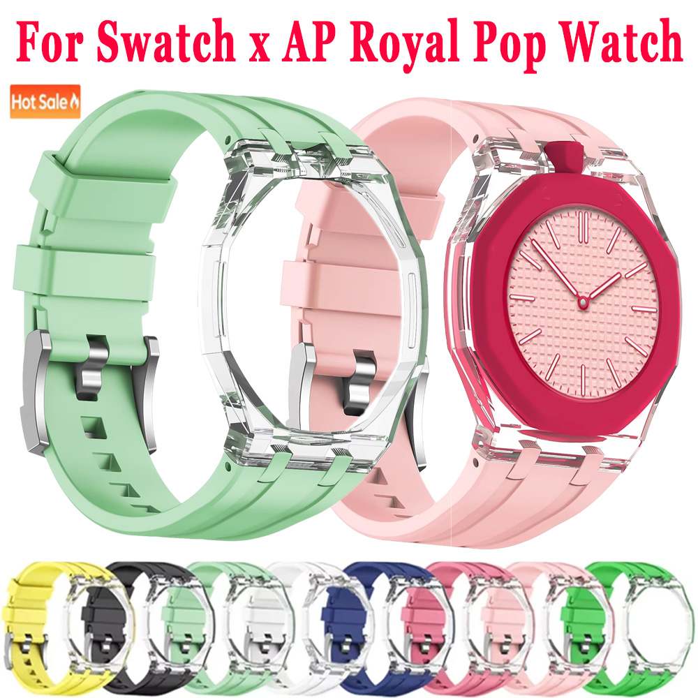 Liquid Silicone Band+Transpare - Luxury Watch Ap 评论和价格