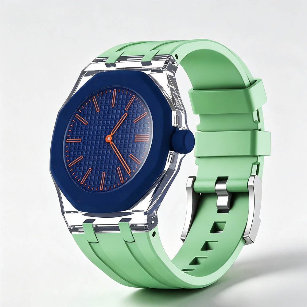 Liquid Silicone Band+Transpare - Luxury Watch Ap 评论和价格