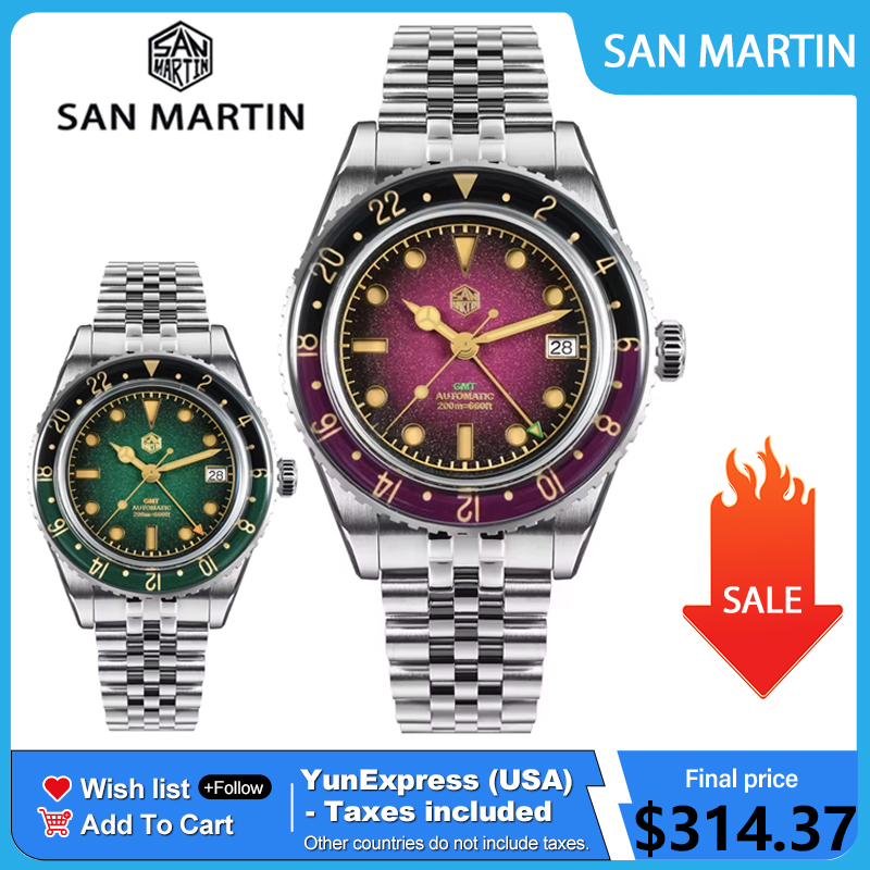 2025 New San Martin SN0134G Me - Luxury Watch La 评论和价格