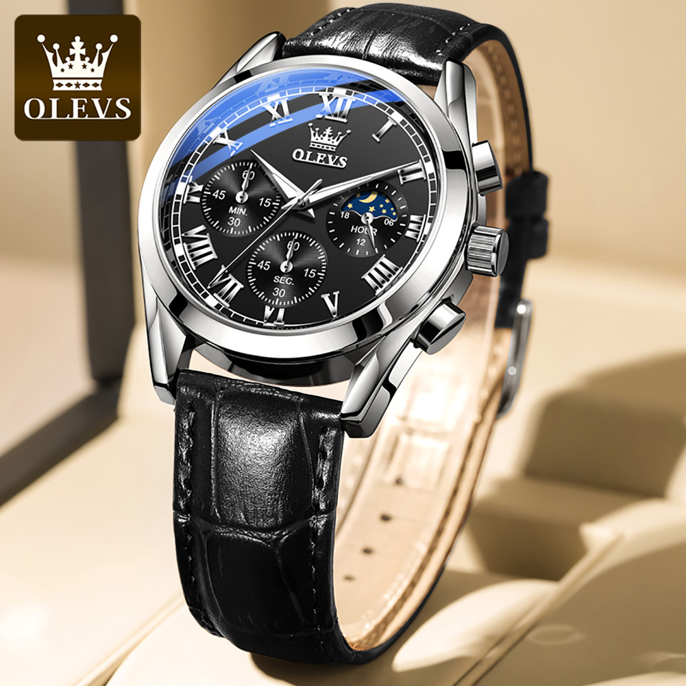 OLEVS 2871 Top Brand Men's Qua - Omega Watch Constellation 评论和价格