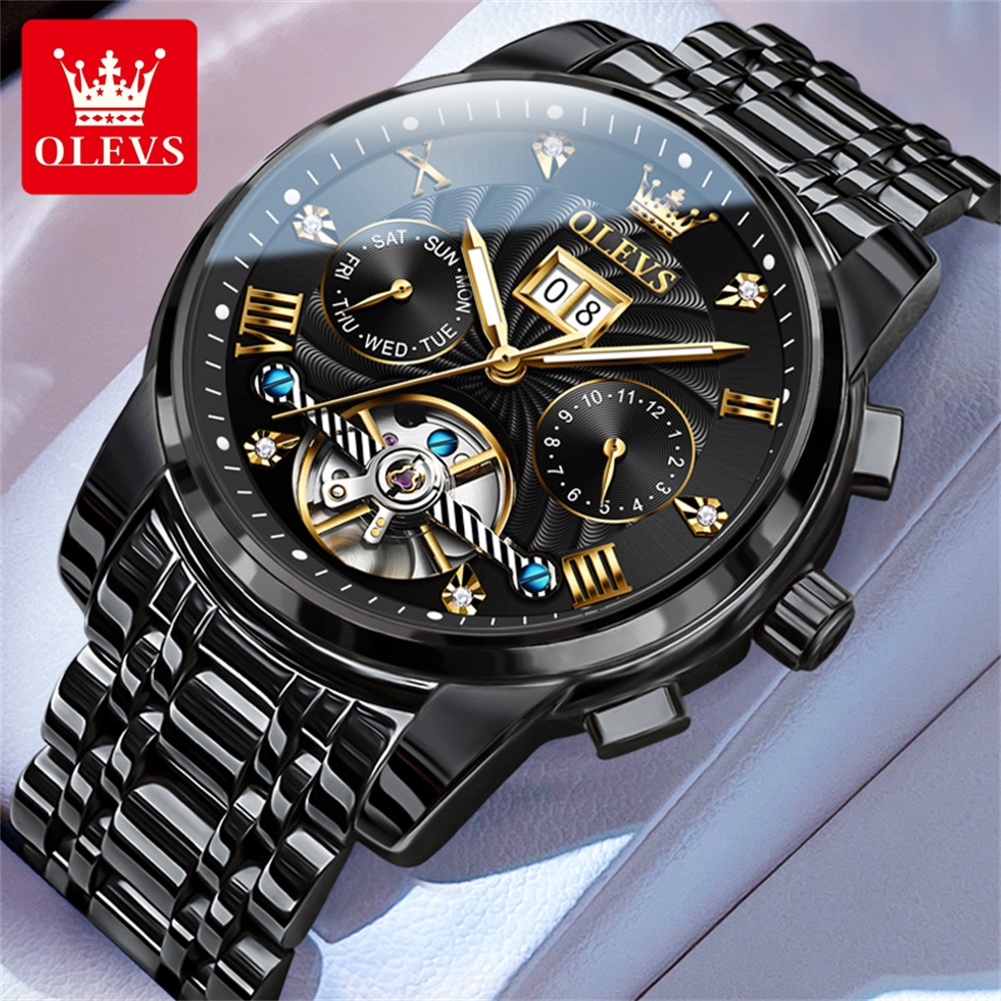 OLEVS Classic Men's Watches To - Tourbillon Movement Watch 评论和价格