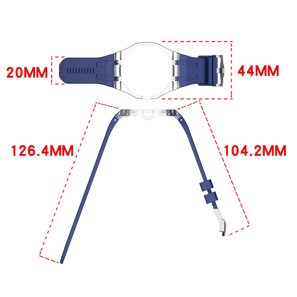 Transparent Case+Liquid Silico - Luxury Watch Ap 评论和价格