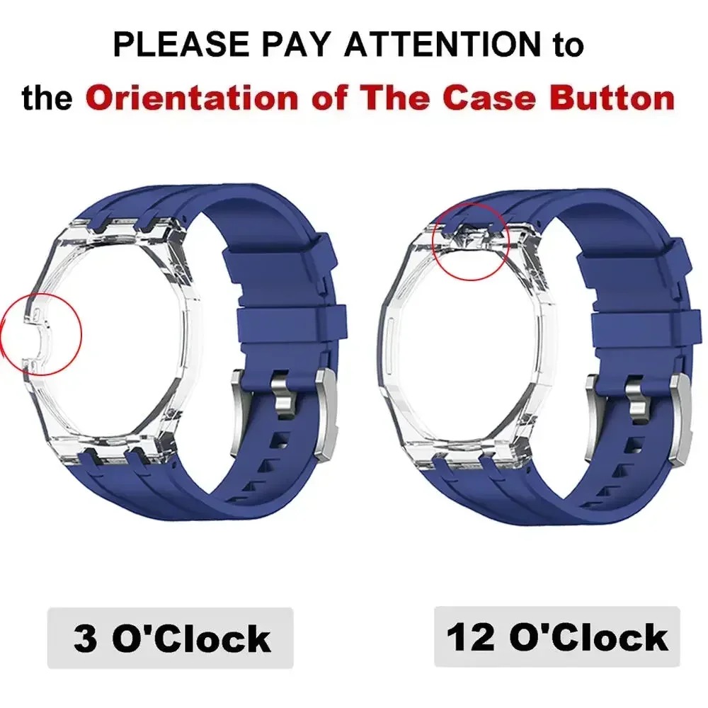 Transparent Case+Liquid Silico - Luxury Watch Ap 评论和价格