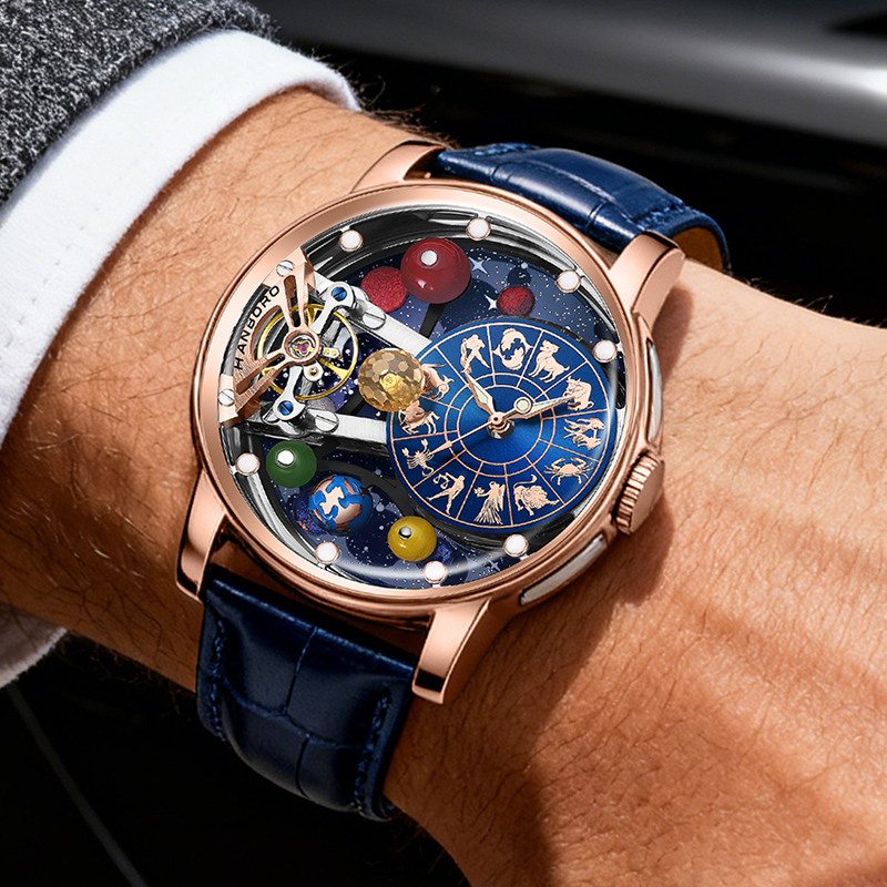 Starry Sky Watch Men's Skeleto - Omega Watch Constellation 评论和价格