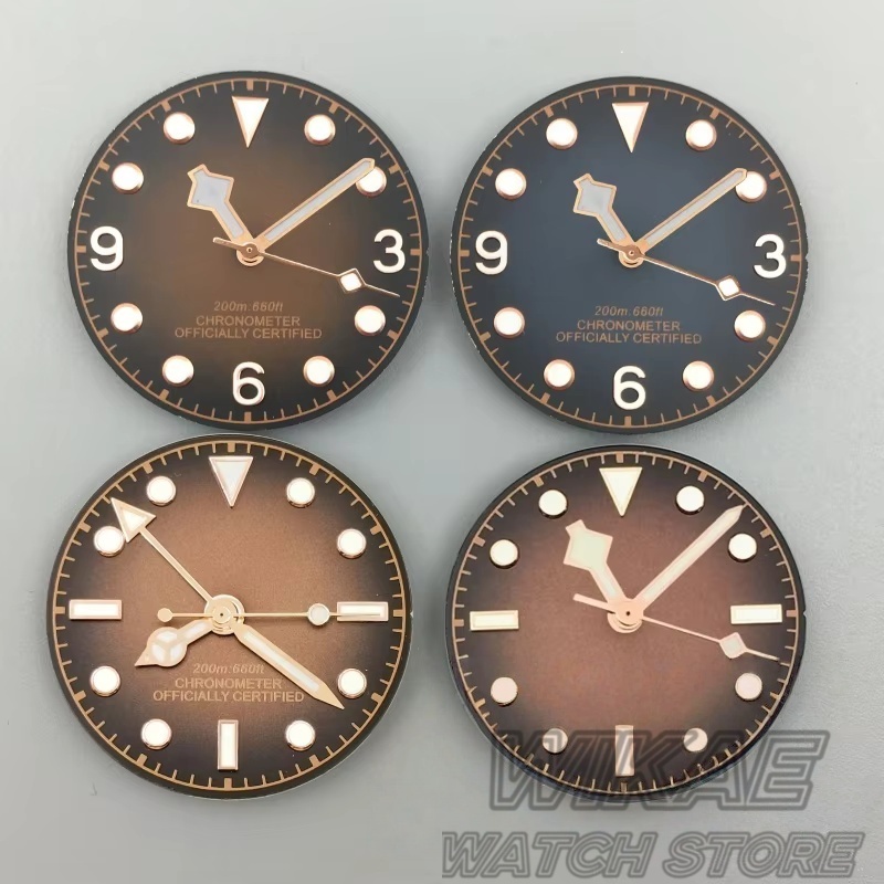 29mm Gradient Dial Vintage Bla - Bronze Case Watch 评论和价格