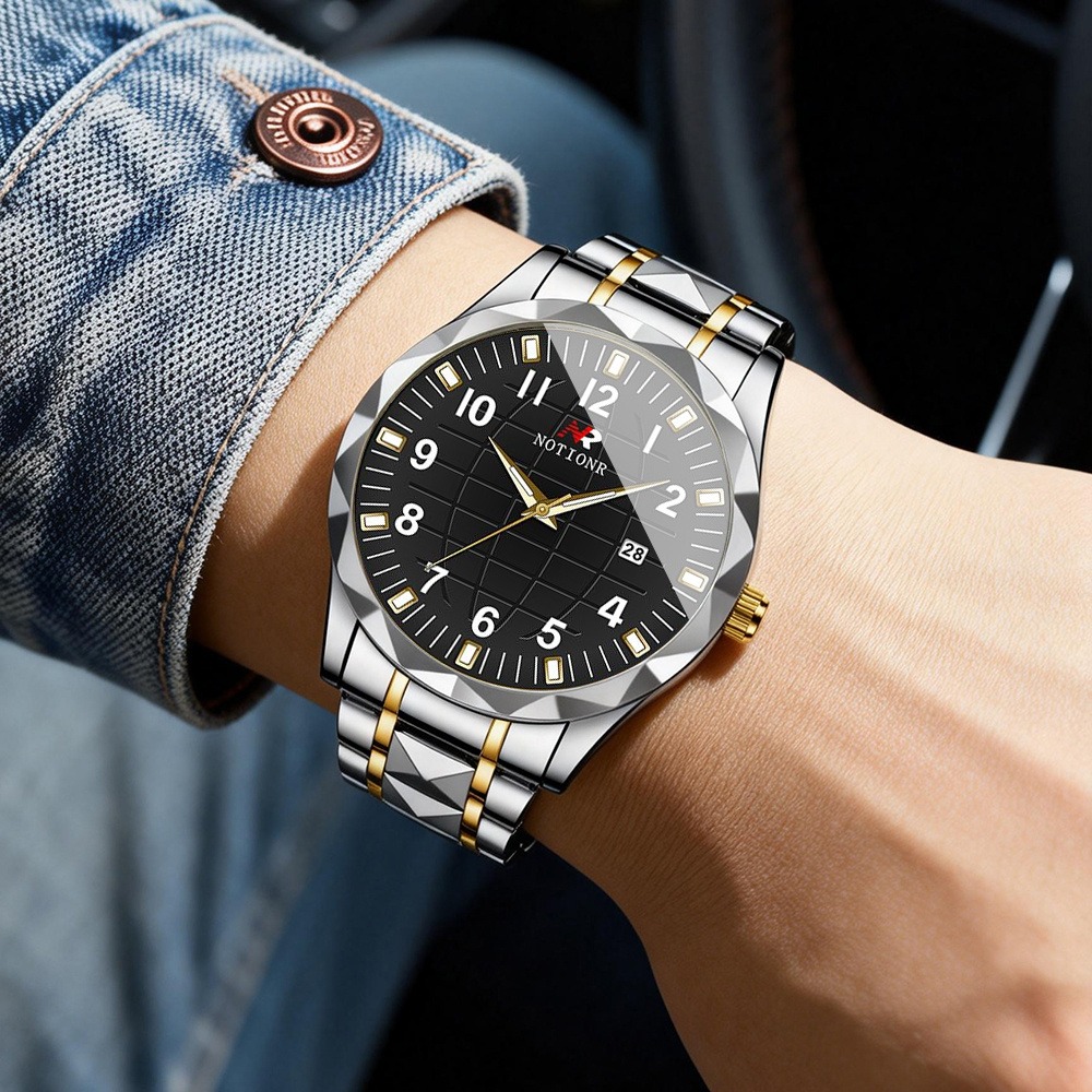 Men Stainless Steel Quartz Wat - Luxury Watch Box 评论和价格