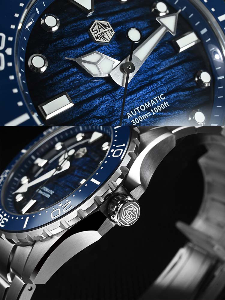 San Martin 40mm Luxury Men Div - Cloisonne Enamel Dial 评论和价格