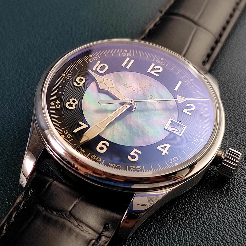 Vakuy 40MM Men's Automatic Mec - Guilloché Dial Watch 评论和价格