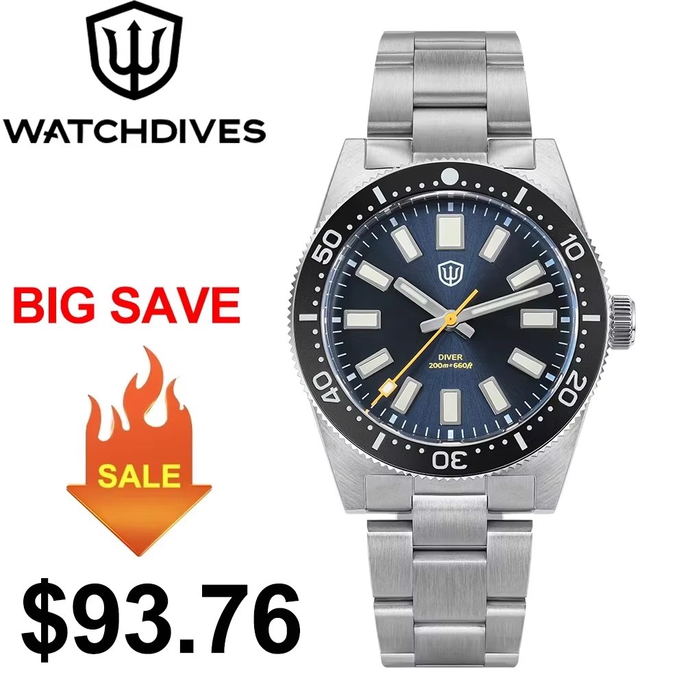 Watchdives WD1965 V2 Watch 38m - Guilloché Dial Watch 评论和价格
