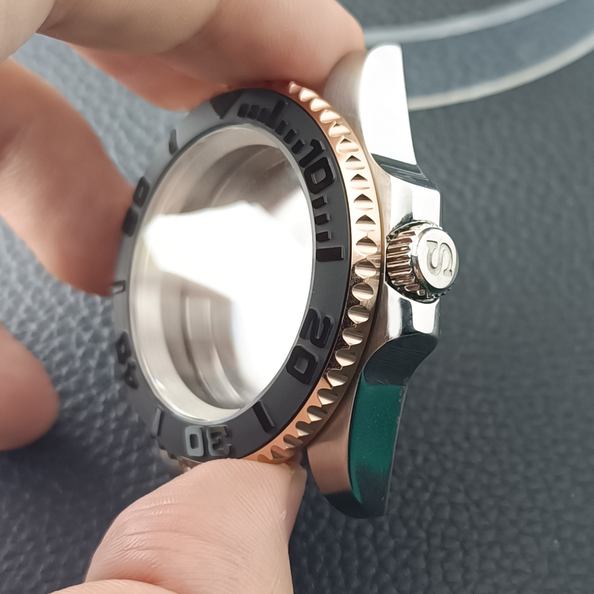 NH35 High-quality 40.5mm Silve - Bronze Case Watch 评论和价格