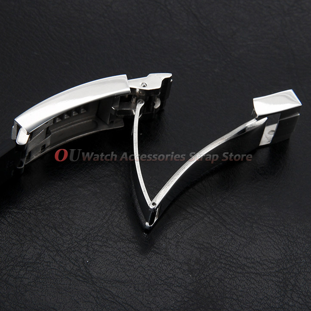 9mmx16mm Stainless Steel Deplo - Luxury Watch Gold 评论和价格
